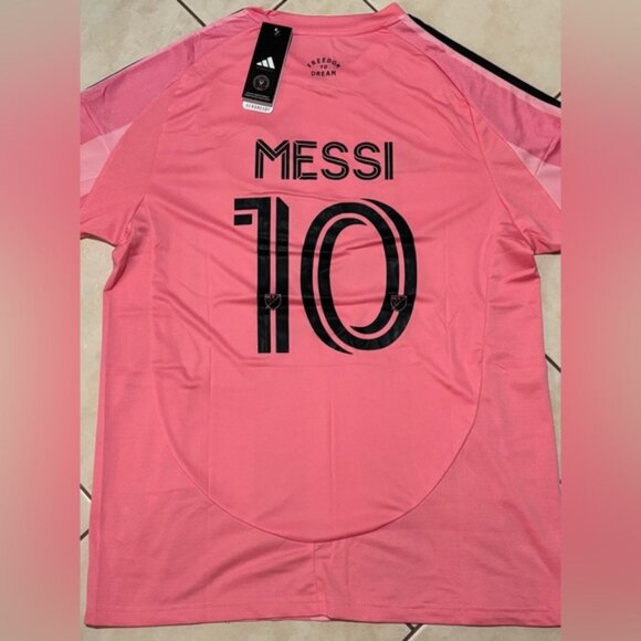Argentina Inter Miami Leo Messi Jersey # 10 , Unisex - Picture 12 of 16